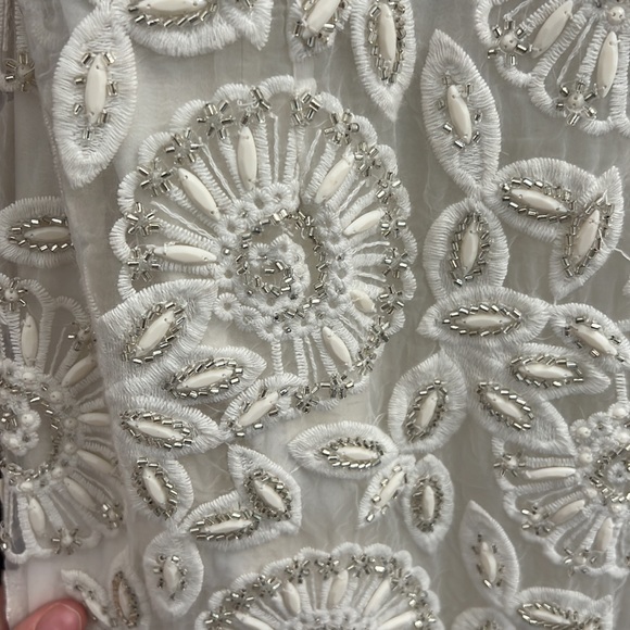 NWT Jcrew, strapless beaded wedding dress - Picture 4 of 11